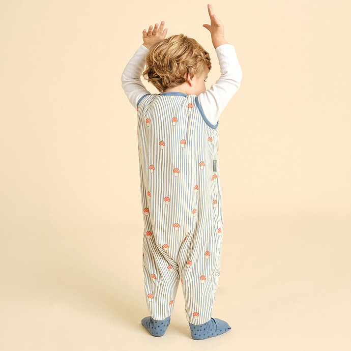 Achat Gigoteuse Mi-saison avec Pieds Antidérapants Mushrooms - 2 Ans