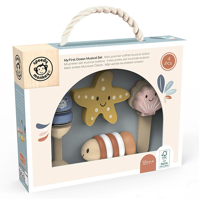 Mon Premier Coffret Musical - Océan Speedy Monkey