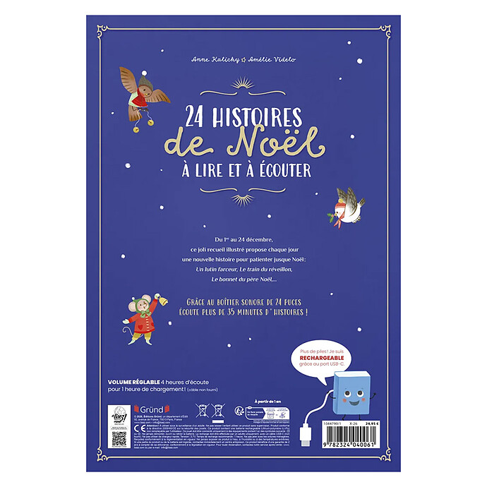Avis 24 Histoires de Noël à Ecouter