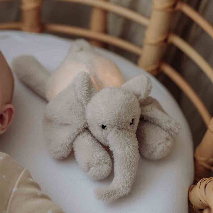Peluche Lumineuse George - Beige pas cher