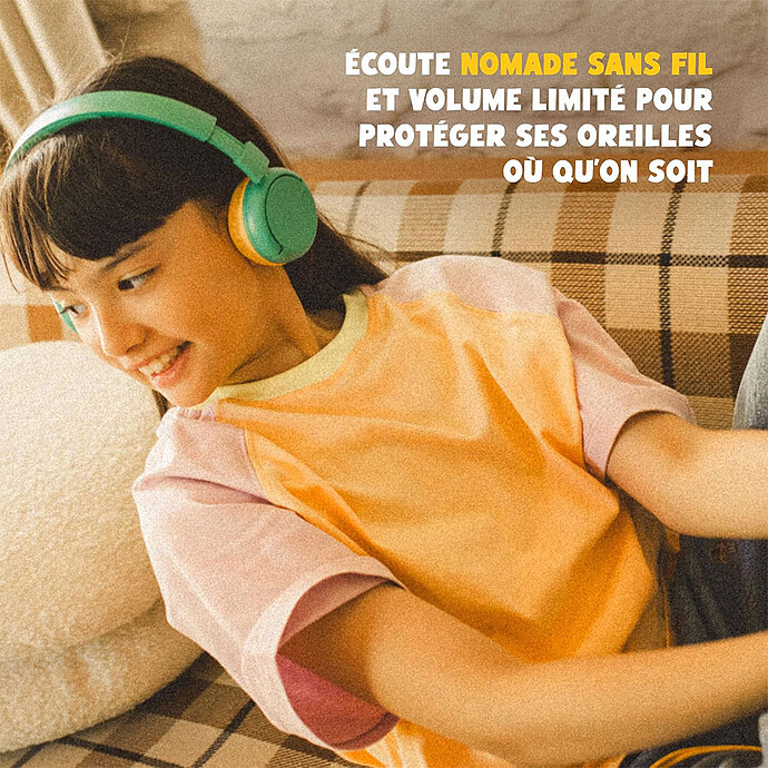 Casque Audio Bluetooth - Vert pas cher