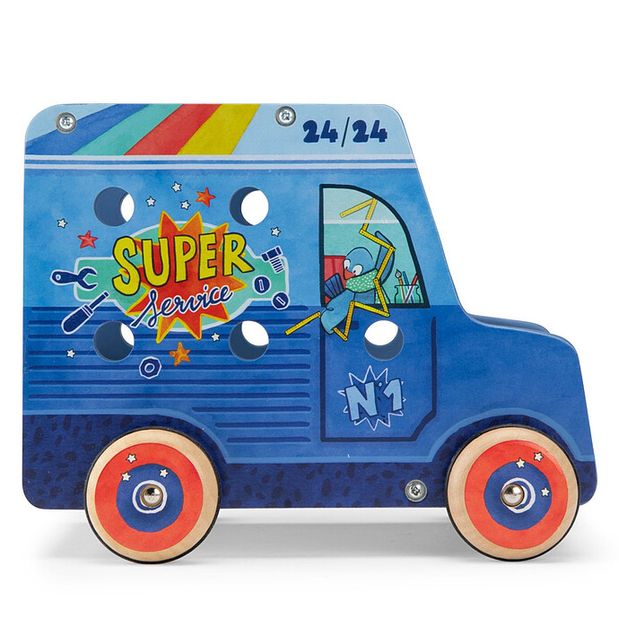 Camionnette d'Activités Bricoleur - Puce & Pilou Moulin Roty