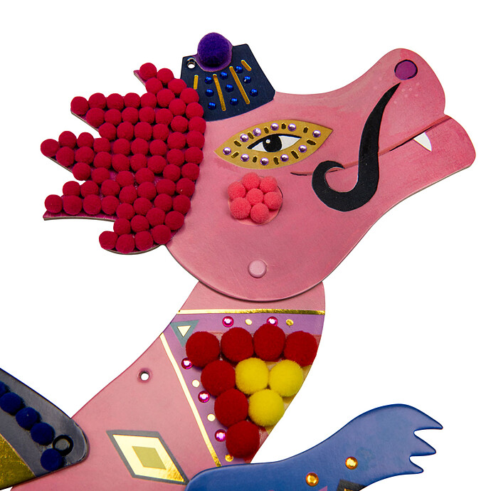 Activité Pompons Dragon - Les Comètes Filantes Moulin Roty