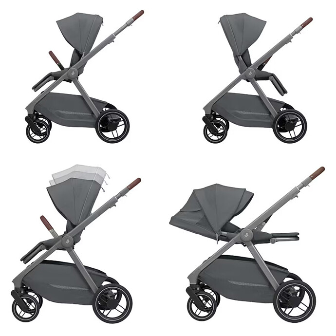 Poussette Oxford Flex - Moon Graphite Maxi-Cosi