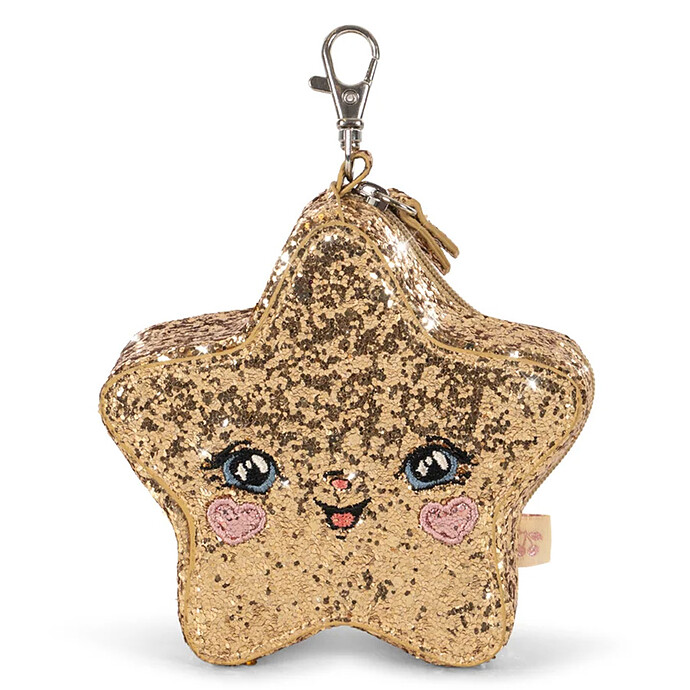 Porte-monnaie Etoile à Paillettes - Gold Konges Sløjd