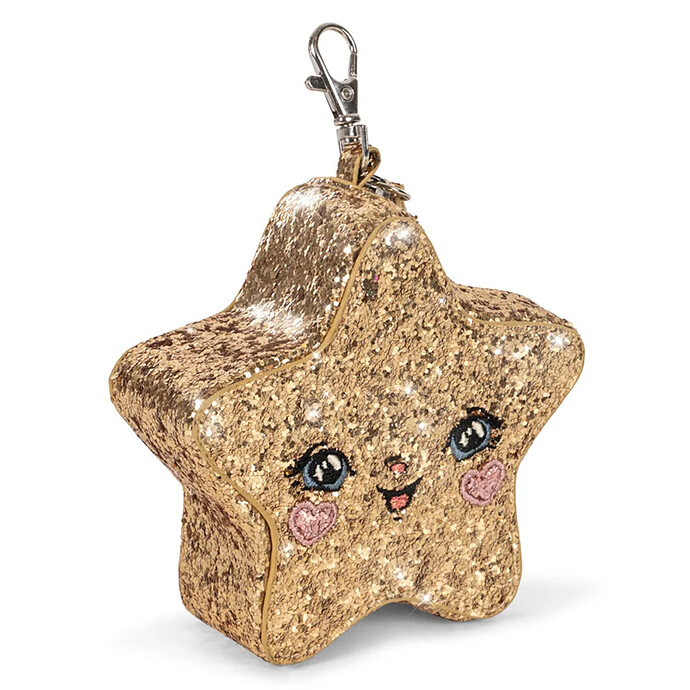 Porte-monnaie Etoile à Paillettes - Gold Konges Sløjd