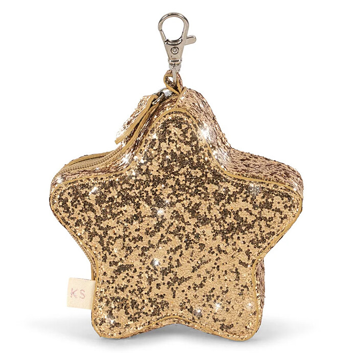 Achat Porte-monnaie Etoile à Paillettes - Gold