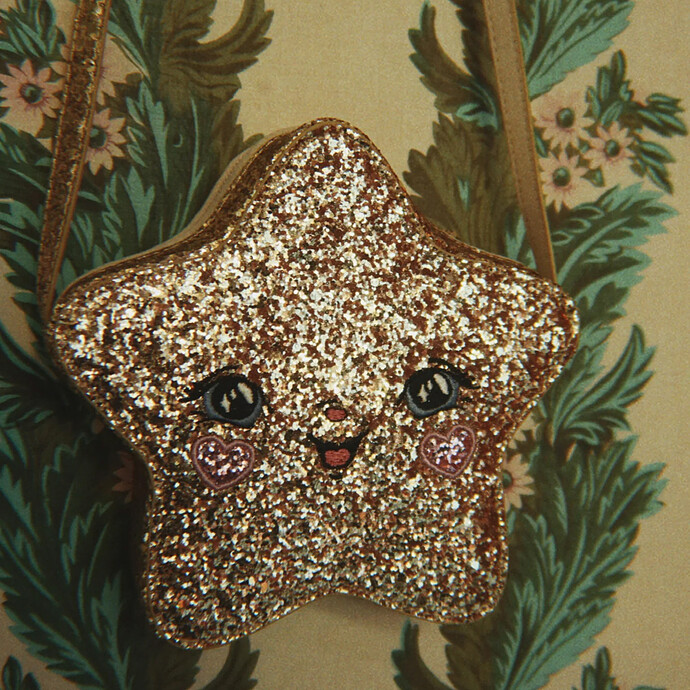 Sac à Main Bandoulière Etoile - Gold pas cher