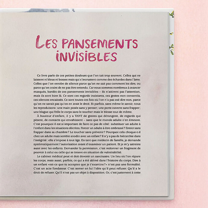 Avis Les pansements invisibles