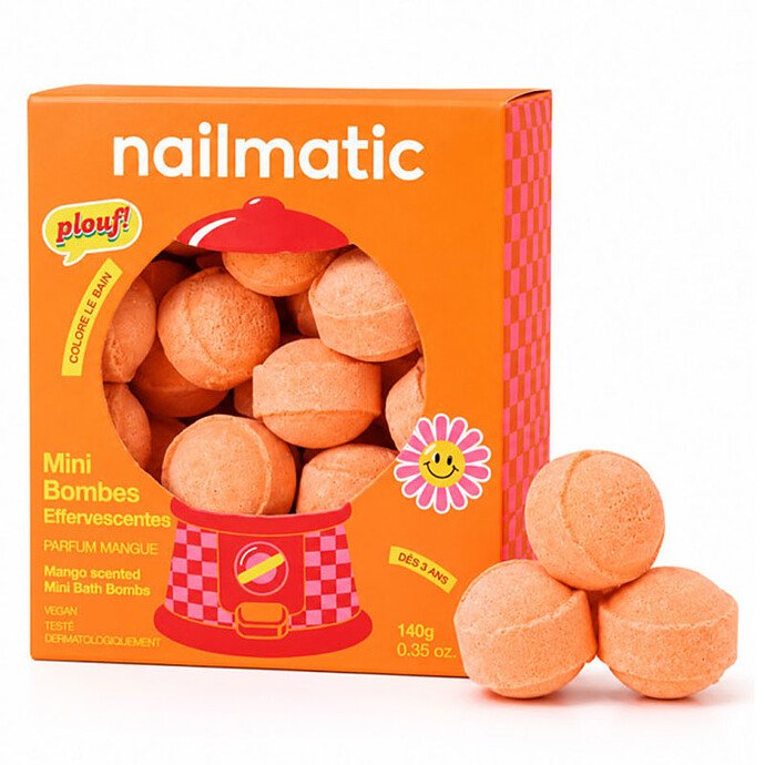 Mini Billes de Bain Effervescentes - Sweet Mango Nailmatic
