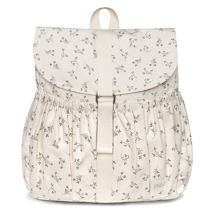 Sac à Dos Poussette Studio - Olive Bloom Canvas Babyshower