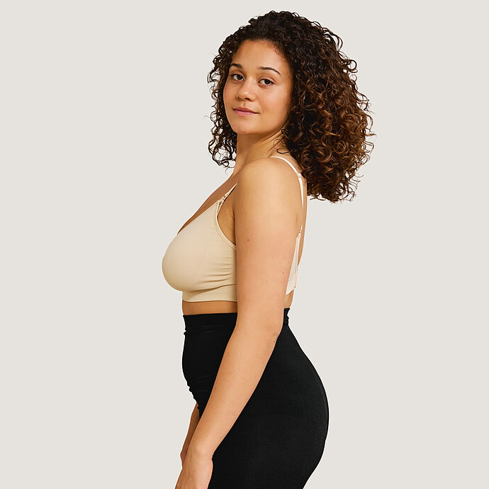 Soutien-gorge de Grossesse et d'Allaitement Sans Coutures Beige - XL carriwell