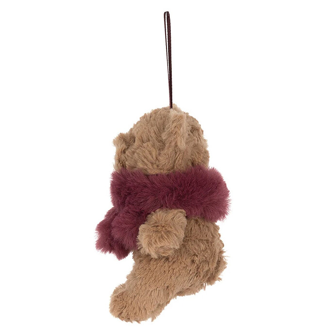 Bartholomew Bear Winter Warmer Decoration Jellycat