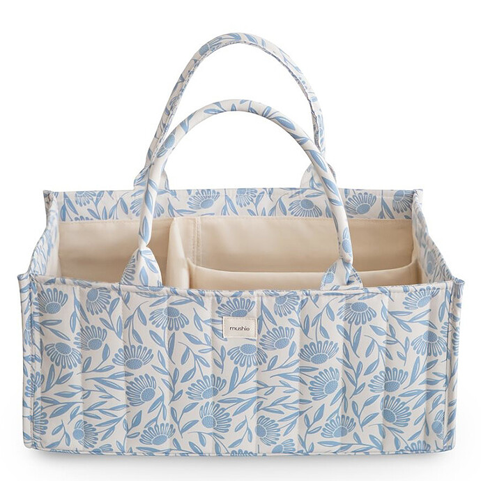 Organisateur de Couches - Blue Flowers mushie