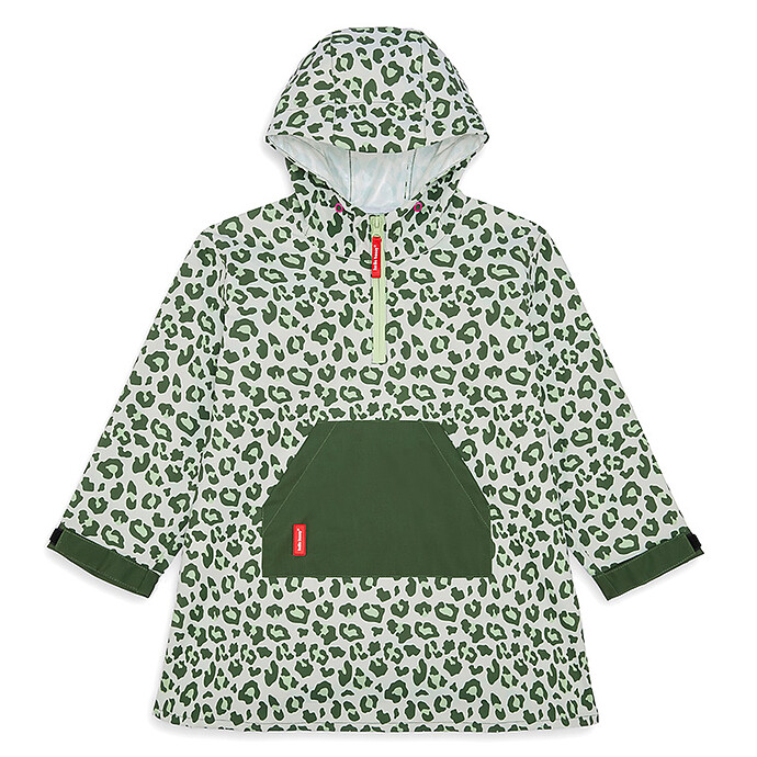 Poncho de Pluie Green Leopard - 4/6 Ans Hello Hossy
