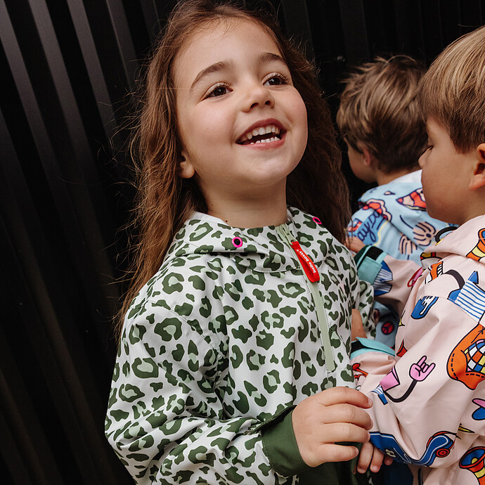 Avis Poncho de Pluie Green Leopard - 4/6 Ans