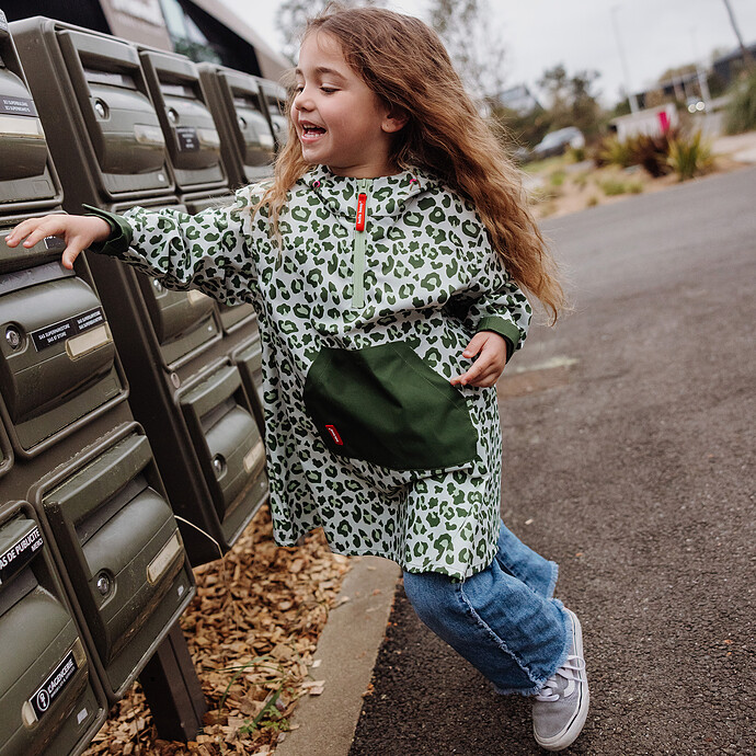Poncho de Pluie Green Leopard - 4/6 Ans pas cher