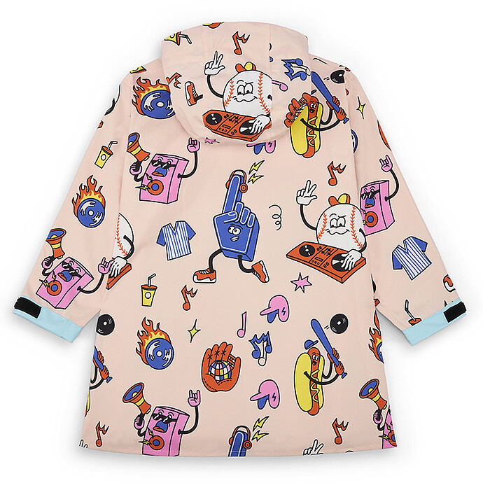 Poncho de Pluie Stadium Mood - 4/6 Ans Hello Hossy