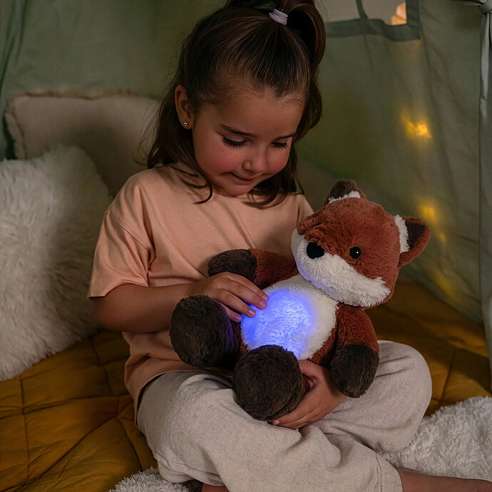 Avis Peluche Veilleuse Love Light Buddies Milo Fox