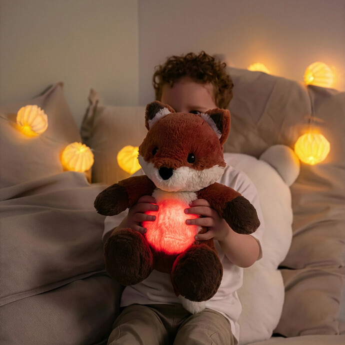 Achat Peluche Veilleuse Love Light Buddies Milo Fox