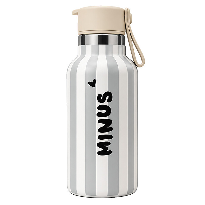 Gourde Stripe Bleu - 350 ml Zakuw