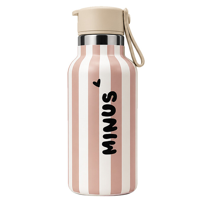 Gourde Stripe Rose - 350 ml Zakuw