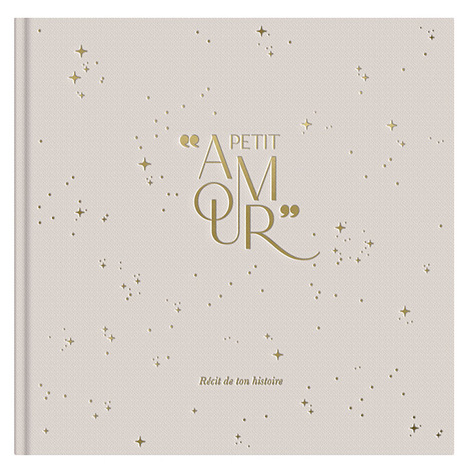 Livre de Naissance Petit Amour - Beige Zakuw