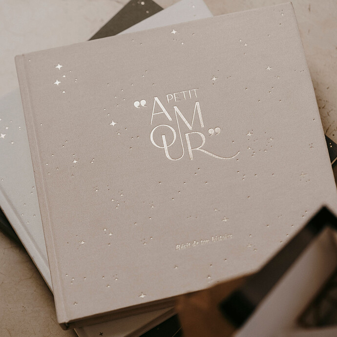 Avis Livre de Naissance Petit Amour - Beige