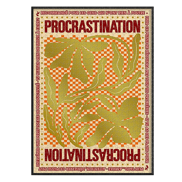 Puzzle Procrastination Gold Piece & Love