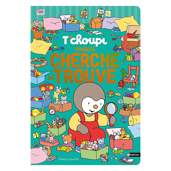 Maxi Cherche et Trouve T'choupi Nathan Editions