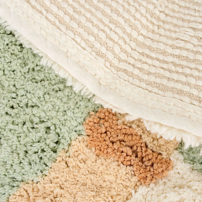 Tapis Safari Friends Crocodile - 120 x 117 cm Little Dutch