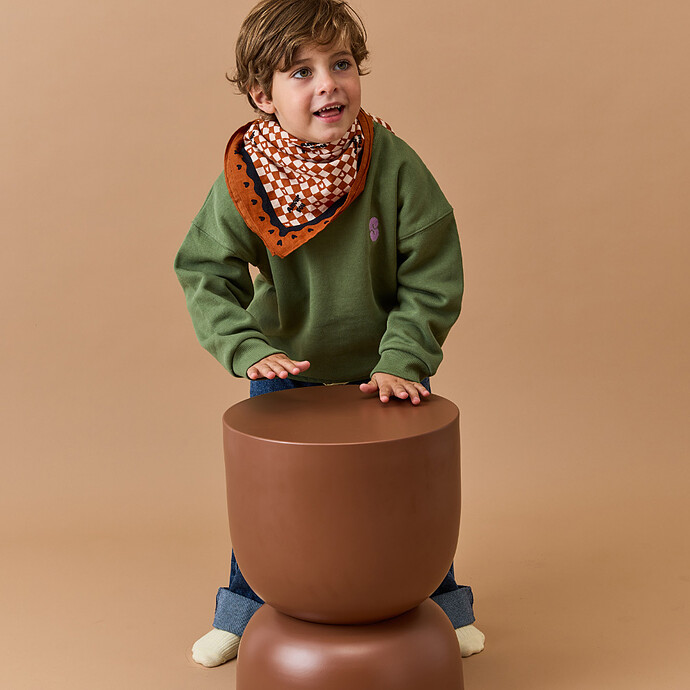 Avis Foulard Enfant - Amour Fou Marron Noir