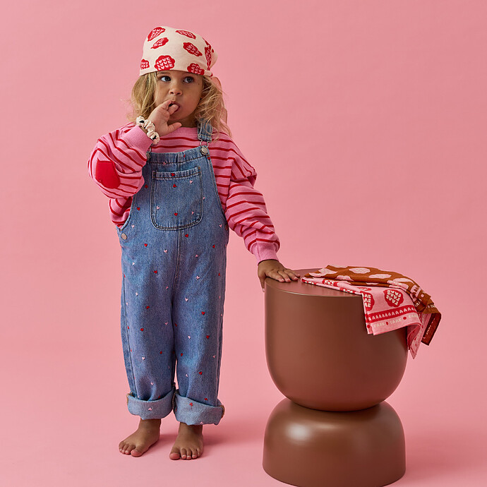 Foulard Enfant - Lollilove Beige Rouge Atelier Wagram