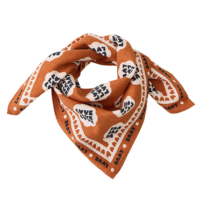 Foulard Enfant - Lollilove Marron Beige Atelier Wagram
