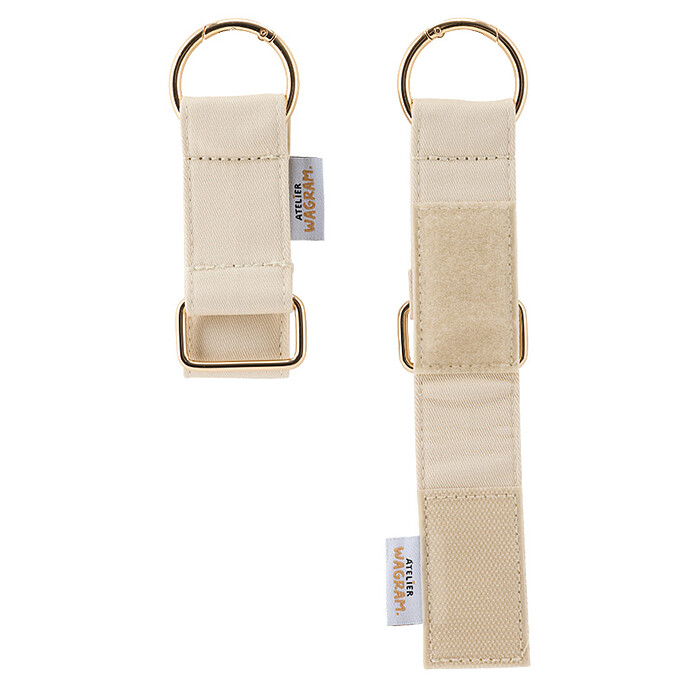 Crochets pour Poussette - Beige Sable Atelier Wagram