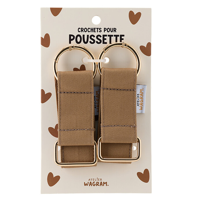 Crochets pour Poussette - Mocha Atelier Wagram